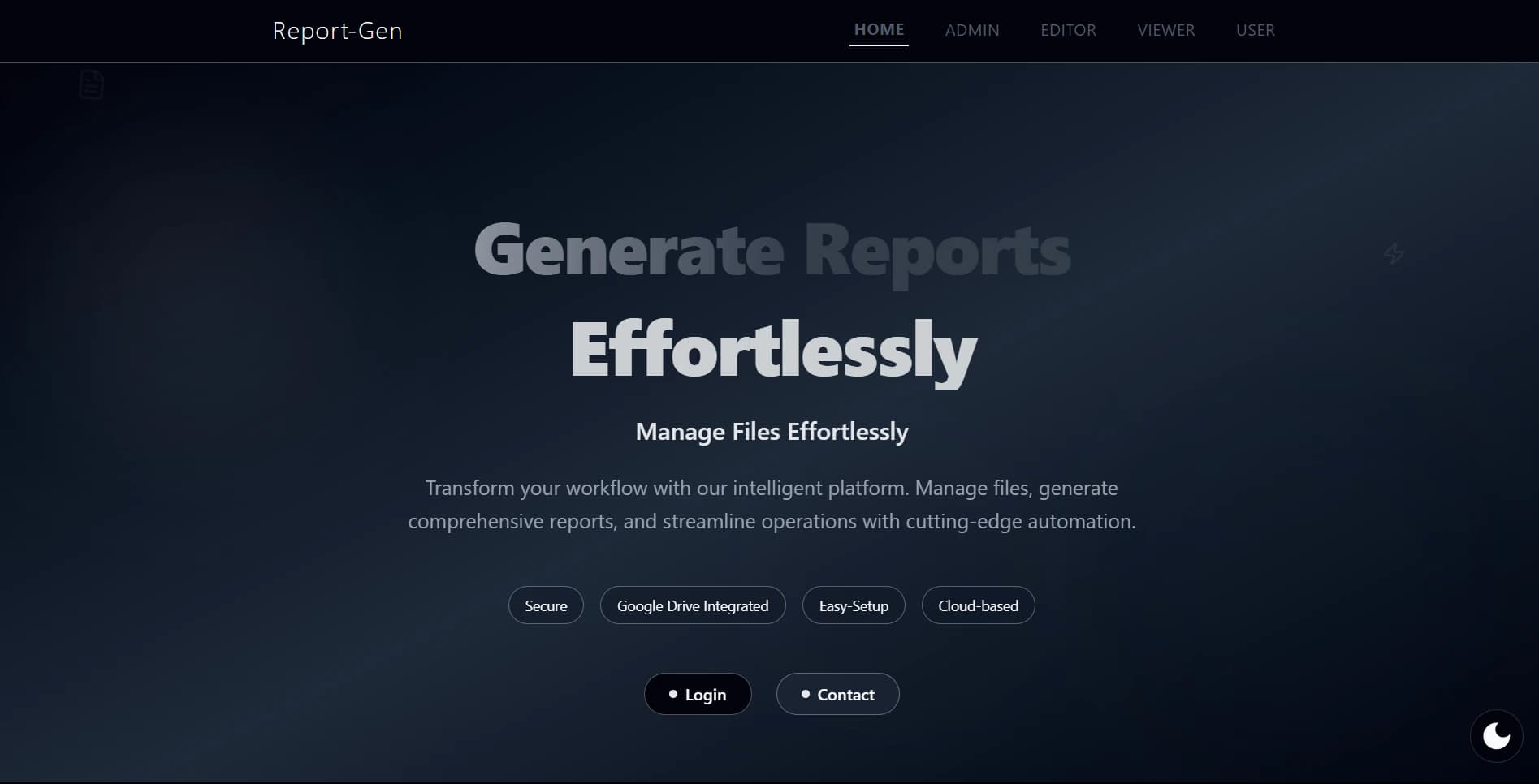 Report-Gen & File management